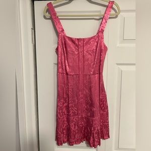Alexis, mini pink dress, XS.